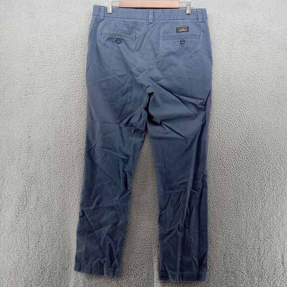 Banana Republic Pants Mens 34x34 Blue Geometric Print Aiden Chinos Preppy - Picture 6 of 9